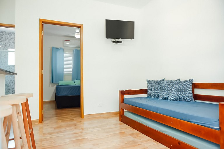 Maresias Flat's Unid. II - Flat Superior com ar condicionado