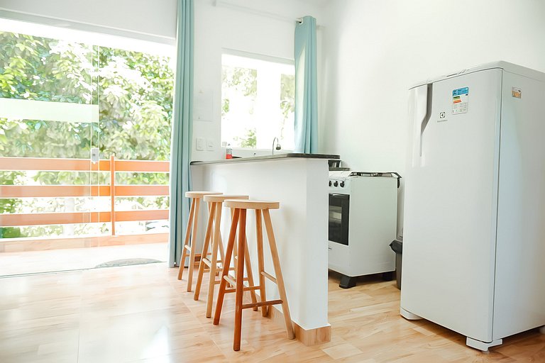 Maresias Flat's Unidade II - Flat Superior com ar condiciona