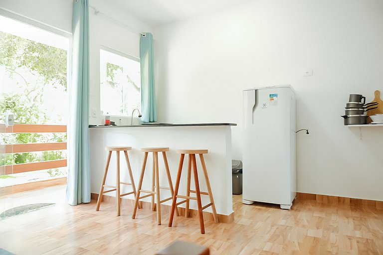 Maresias Flat's Unid. II - Flat Superior com ar condicionado