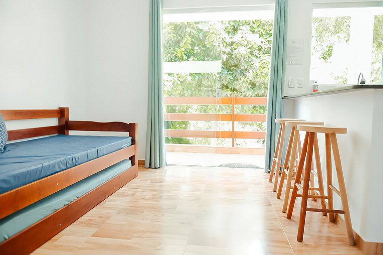 Maresias Flat's Unid. II - Flat Superior com ar condicionado