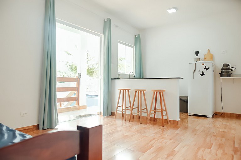 Maresias Flat's Unid. II - Flat Standard Piso Superior com a