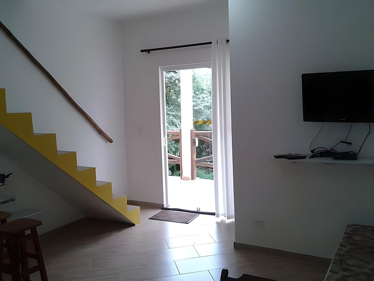 Maresias Flats Unidade I - Flat com ar condicionado