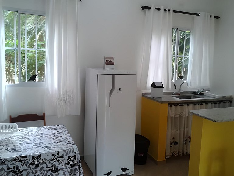 Maresias Flats Unidade I - Flat com ar condicionado