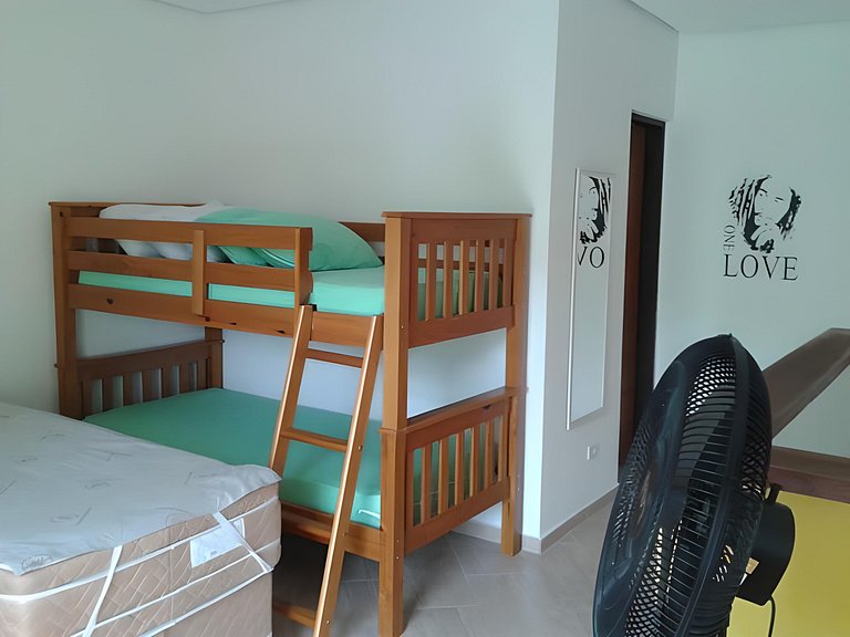 Maresias Flats Unidade I - Flat com ar condicionado