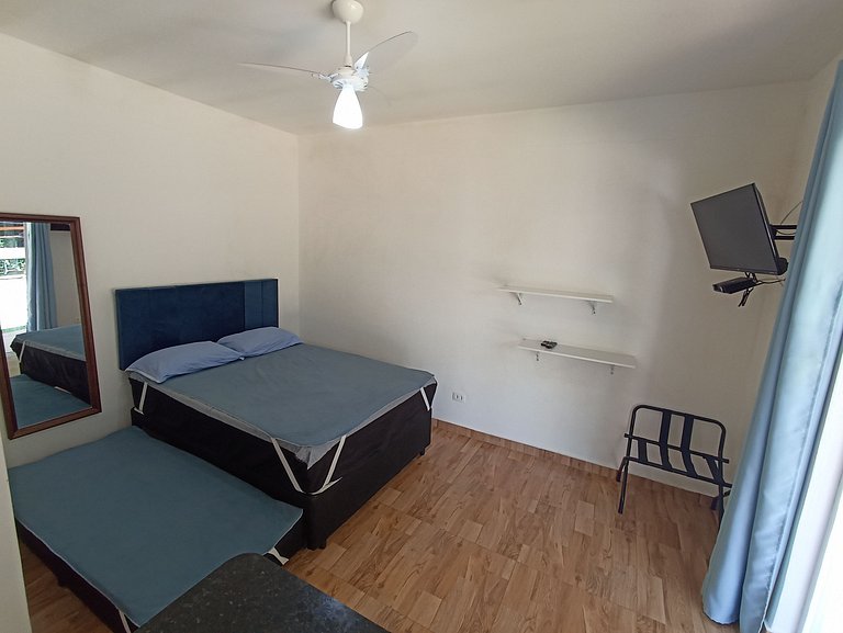 Maresias Flat's Unid. II - Flat Single Térreo com ar condici