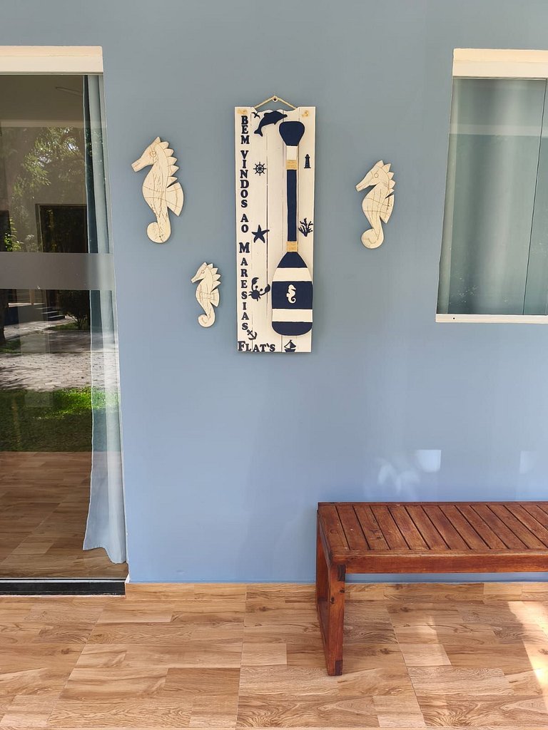 Maresias Flat's Unid. II - Flat Single Térreo com ar condici